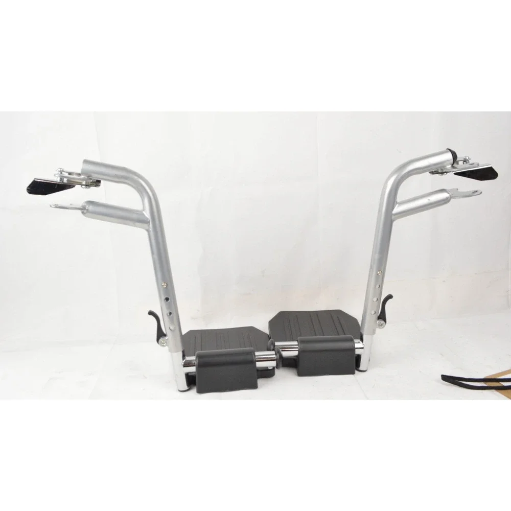 Pair Adjustable Swing Away Wheelchair Footrests Foot Plates